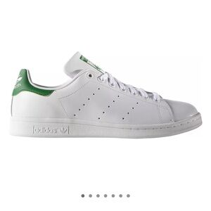 Adidas Originals Stan Smith Mens Sneaker 8 White Green Athletic‎ Leather Lace Up